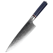 Japoński nóż szefa kuchni Fukutsu w pudełku Stal damasceńska VG-10