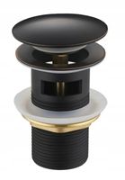 MEXEN KOREK UMYWALKOWY KLIK-KLAK OLD BLACK RETRO