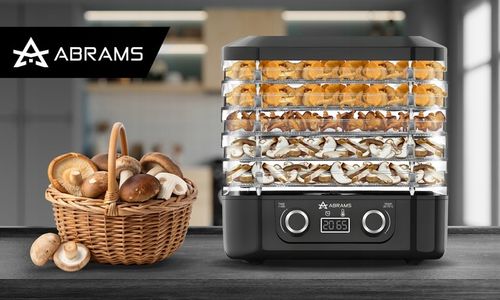 SUSZARKA DO GRZYBÓW WARZYW I OWOCÓW 400W REGULACJA TEMPERATURY TIMER 5 na Arena.pl