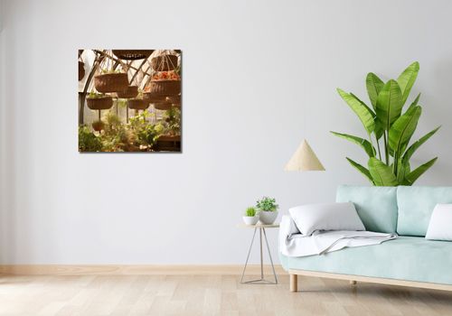 Obraz 70x70cm Zawieszone Ogrody na Arena.pl