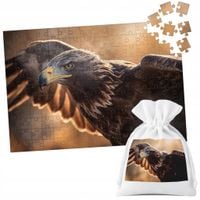 PUZZLE TRADYCYJNE - ZWIERZĘTA PTAK ORZEŁ - 35 el