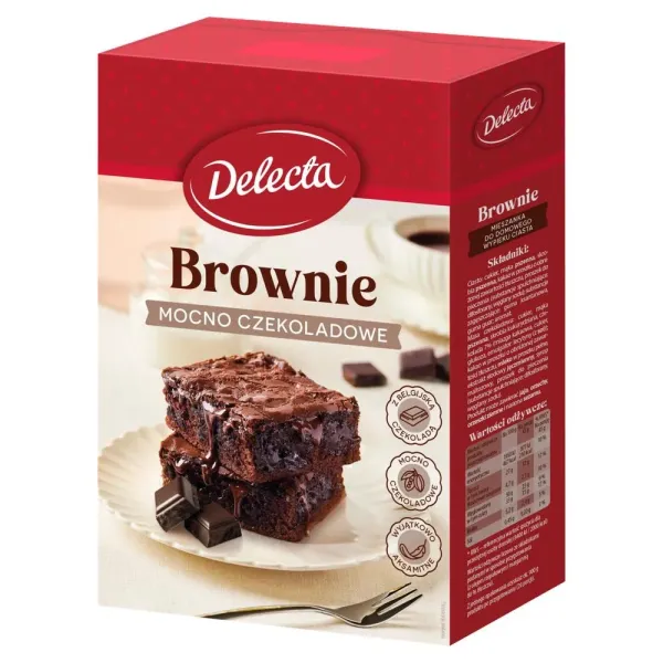 DELECTA CIASTO BROWNIE 550G zdjęcie 1