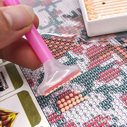 AKCESORIA DO HAFTU DIAMENTOWEGO ZESTAW PUDEŁKO DIAMOND PAINTING W WALIZCE na Arena.pl