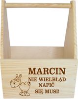 NOSIDŁO NA PIWO skrzynka na piwo z grawerem