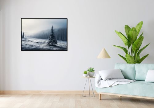 Plakat 100x70cm Samotna Choinka na Arena.pl