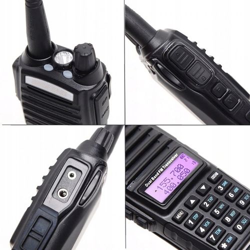 KRÓTKOFALÓWKA WALKIE TALKIE BAOFENG UV-82 5W HTQ PMR RADIOTELEFON ZASIĘG na Arena.pl
