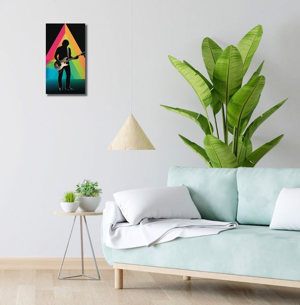 Obraz 20x40cm Pryzmat przez Gitarę zdjęcie 2