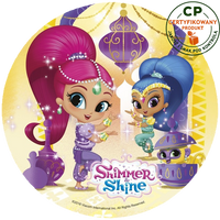 Opłatek na tort Shimmer and Shine