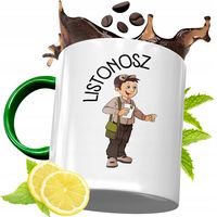 Kubek Zielony Dla Listonosza Na Prezent Urodziny Z Nadrukiem Ze Zdjęciem