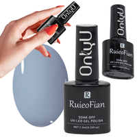 błękitny lakier hybrydowy do paznokci połysk uv onlyu trwały manicure 7,3ml