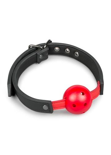 knebel-ball gag with pvc ball - red na Arena.pl