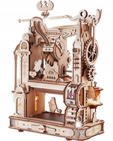 Robotime Drewniane Puzzle 3D - Klasyczna Prasa Drukarska 3D