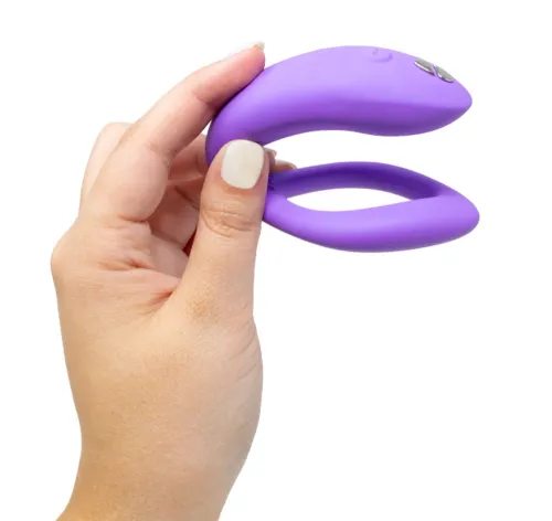 we-vibe sync o bright purple - urządzenie intymne dla par, sterowane na Arena.pl