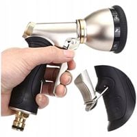 Pistolet ogrodowy mosiężny do węża 7 funkcji natrysku regulowany zraszacz