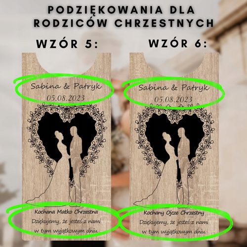 SKRZYNKA NA WINO PREZENT NA ŚLUB DLA PARY MŁODEJ PUDEŁKO Z GRAWEREM WESELE na Arena.pl