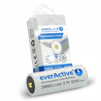 BATERIA AKUMULATOR OGNIWO 26650 3.7V LI-ON 5200MAH EVERACTIVE NA USB