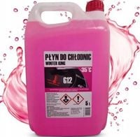 PŁYN CHŁODNIC 5L G12 RÓŻOWY CZERWONY CHŁODNICZY ZIMOWY
