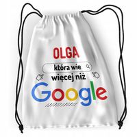 Plecak Dla Olgi Sportowy Szkolny Worek Torba Z Nadrukiem Ze Zdjęciem