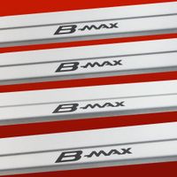 Listwa progowa FORD B-MAX Stal nierdzewna 304 mat z czarnymi literami 4szt