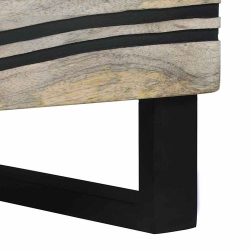 Szafka Nocna z szufladą 2 pcs Biały i czarny 40 x 33 x 46 cm na Arena.pl