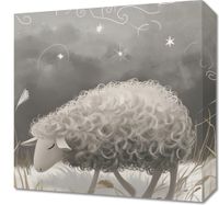 Obraz 40x40cm Bujna Owca