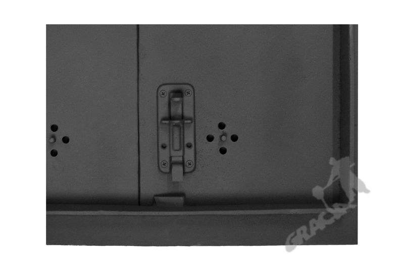 DRZWI B09 - 64X55 CM + TERMOMETR 0-250°C ŻELIWNE DO WĘDZARNI CHLEBOWE zdjęcie 5