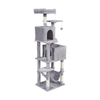 Drapak dla kota legowisko zabawka domek wieża budka wysoka 155 cm Rebel