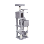 Drapak dla kota legowisko zabawka domek wieża budka wysoka 155 cm Rebel