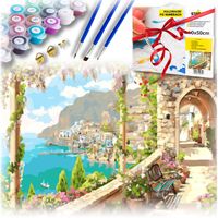 Zestaw do malowania po numerach - rajska ścieżka