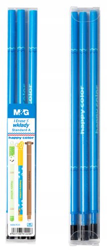 Wkłady Do Długopisu Ścieralnego 3Szt Niebieski na Arena.pl