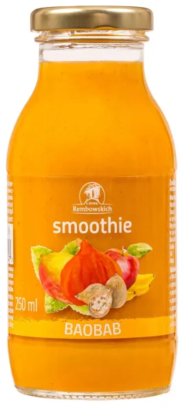 Smoothie JabŁko - Mango - Banan - Dynia - Baobab 250 ml - Rembowscy zdjęcie 1