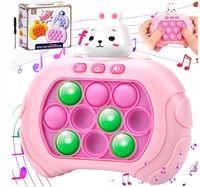 GRA ELEKTRONICZNA POP IT Sensoryczna ROZWOJOWA PAMIĘĆ Refleks DZIECI Królik