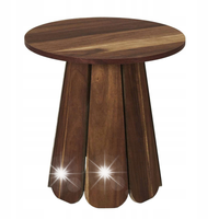 Stolik kawowy Dalia 45 cm akacja ława BOHO okrągłe LOFT stół do salonu GLAM