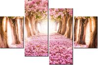 140CM 70 OBRAZ ROMANTYCZNA ALEJKA ŚCIENNY