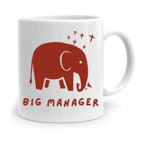 Kubek Prezent Dla Kierownika Big Menager Z Nadrukiem Ze Zdjęciem