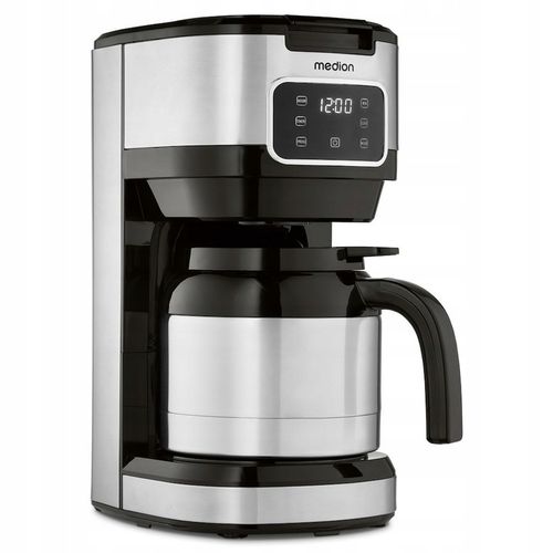 DOBRY EKSPRES DO KAWY PRZELEWOWY 1,25L Z TERMOSEM 900W WYŚWIETLACZ na Arena.pl