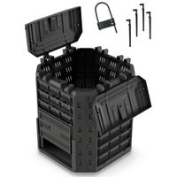 Kompostownik COMPOBOX czarny pojemność 350 L