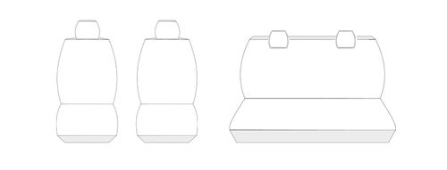 Opel Karl od 2015 Pokrowce fotele szyte na miarę na Arena.pl