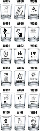 Szklanka do whisky VALENTINES prezent WALENTYNKI na Arena.pl