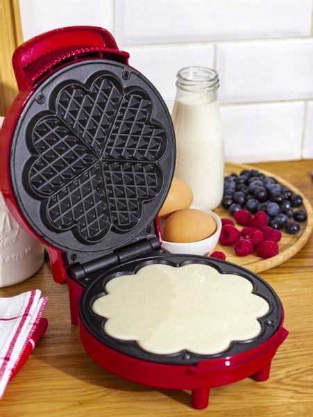 Hoffen Gofrownica SERCA czerwona 1200W zdjęcie 2