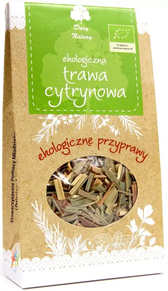 Trawa Cytrynowa BIO 20 g - Dary Natury zdjęcie 1