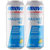 4Move Active Vitamin Gazowany napój smak cytrusów 500 ml  x 2 sztuk