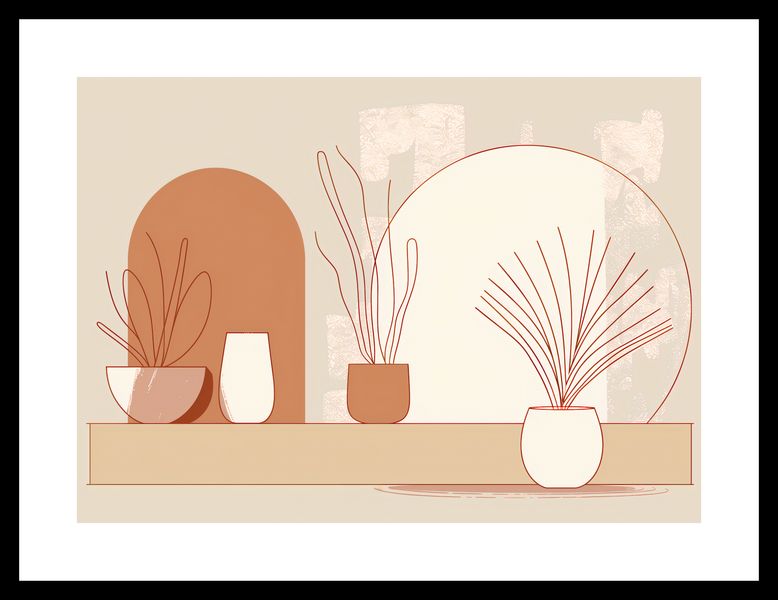 Plakat 35x25cm Widok Roślin zdjęcie 3