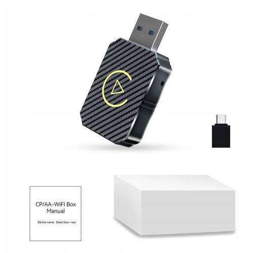BEZPRZEWODOWY ADAPTER ANDROID AUTO CARPLAY 2 W 1 PLUG AND PLAY MINI CAR AI na Arena.pl