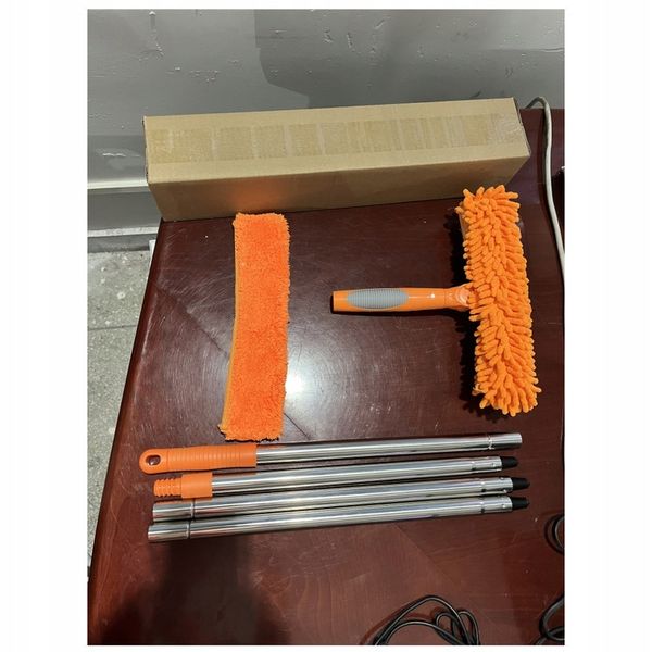 MYJKA DO OKIEN SZYB TELESKOPOWY Z ŚCIĄGACZKA WODY ZESTAW DUŻA WYSOKOŚĆ 2W1 zdjęcie 6