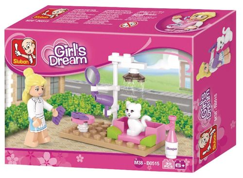 KLOCKI SLUBAN GD Fryzjer dla zwierząt Salon piękności dla psów komp. z LEG COB na Arena.pl