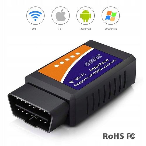 Interfejs diagnostyczny ELM327 WiFi OBD2 iPhone Android Adapter Windows na Arena.pl