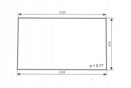 szyba przednia ciągnika C-360 MF 255 kabina Naglak Koźmin na Arena.pl