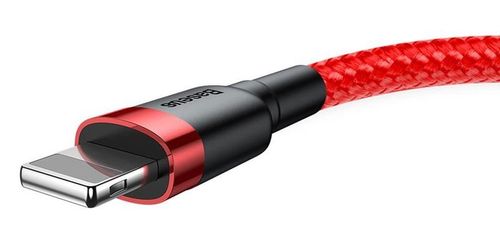 Kabel Baseus Cafule USB Lightning do iPhone iPad iPod 2A 3m Czerwony na Arena.pl