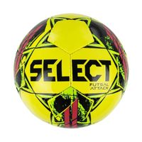 Piłka nożna Select Hala Futsal Attack v22 II gatunek żółto-różowa 17623/370016 r. — Rozmiar: 4